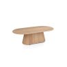 Ravello, table basse 120 x 60 cm - plateau en 1 piece + fond droit - Henders and Hazel