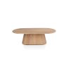 Ravello, table basse 120 x 60 cm - plateau en 1 piece + fond droit - Henders and Hazel