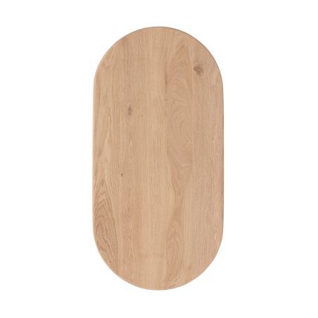 Ravello, table basse 120 x 60 cm - plateau en 1 piece + fond droit - Henders and Hazel