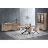 Table ovale danois GREGORY 220 cm en décor chêne estival
