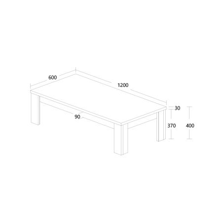 Table basse 120 cm DESIR