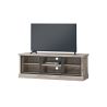 Meuble TV 155 cm CLEMENCE avec 2 porte coulissantes et 2 niches