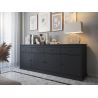 Buffet GABRIEL DARK en décor chêne noir