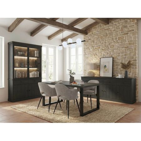 Buffet GABRIEL DARK en décor chêne noir