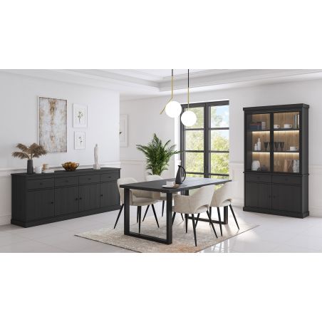Buffet GABRIEL DARK en décor chêne noir