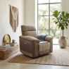 Fauteuil relax électrique SUSY en tissu bicolore avec port USB
