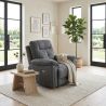 Fauteuil 1 place BOOM en tissu avec relax électrique