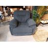 Fauteuil 1 place BOOM en tissu avec relax électrique