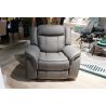 Fauteuil 1 place DOVER en tissu avec relax électrique