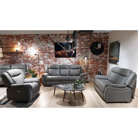Fauteuil 1 place DOVER en tissu avec relax électrique