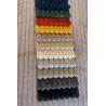 Canapé d'angle DOUDOU en tissu velours cotelé taupe