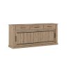 Buffet 221 cm CURTIS en décor chêne cuivre