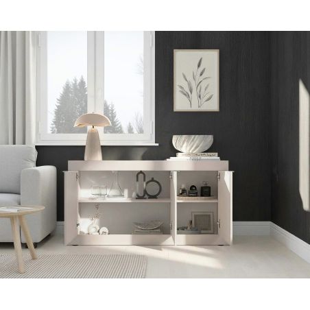 Buffet 160 cm BERGAME CACHEMIRE avec 3 portes