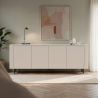 Buffet 230 cm LAGUNA avec 4 portes en coloris cachemire