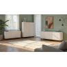 Buffet 230 cm LAGUNA avec 4 portes en coloris cachemire