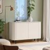Buffet 130 cm LAGUNA avec 2 portes en coloris cachemire