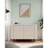 Buffet 130 cm LAGUNA avec 2 portes en coloris cachemire