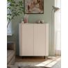 Buffet haut 2 portes LAGUNA en coloris cachemire