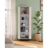 Vitrine 1 porte LAGUNA en coloris cachemire