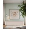 Meuble TV 180 cm LAGUNA avec 1 porte rabattante en coloris cachemire