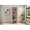 Colonne 80 cm LUCIUS avec 1 porte en décor chêne cadiz
