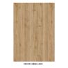 Table ilot de cuisine 160 cm OCTAVE avec 2 portes et 3 niches