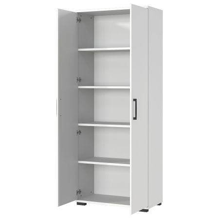 Armoire de bureau 4250 PRADES en coloris gris clair