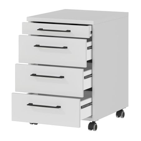 Caisson de bureau 4251 PRADES en coloris gris clair et graphite