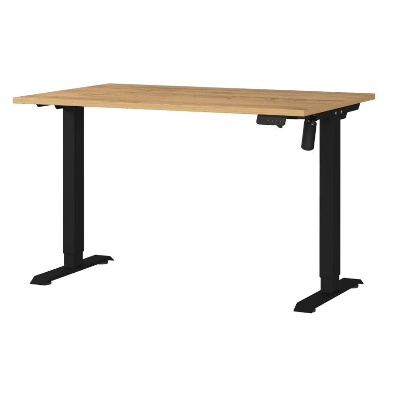Bureau 8022 PRADES 120 cm réglable en hauteur électriquement, décor chêne Grandson