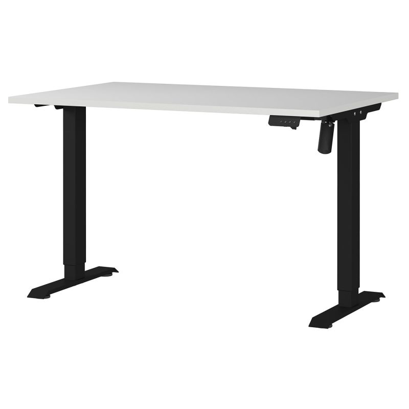 Bureau 8022 PRADES 120 cm réglable en hauteur électriquement, coloris gris clair
