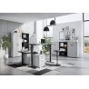 Bureau 8022 PRADES 120 cm réglable en hauteur électriquement, coloris gris clair