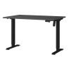 Bureau 8022 PRADES 120 cm réglable en hauteur électriquement, coloris graphite