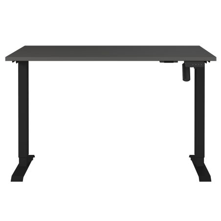 Bureau 8022 PRADES 120 cm réglable en hauteur électriquement, coloris graphite
