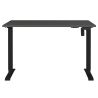 Bureau 8022 PRADES 120 cm réglable en hauteur électriquement, coloris graphite