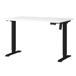 Bureau 8022 PRADES 120 cm réglable en hauteur électriquement, coloris blanc