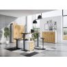 Bureau 8022 PRADES 120 cm réglable en hauteur électriquement, coloris blanc