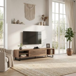 TV 160 cm SAFIRA en décor pin atlantic