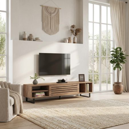 TV 160 cm SAFIRA en décor pin atlantic