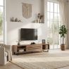 TV 160 cm SAFIRA en décor pin atlantic