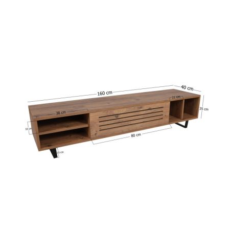 TV 160 cm SAFIRA en décor pin atlantic