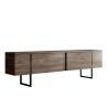Meuble TV 180 cm LOUXOR en décor noyer