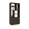 Gijon, bibliotheque 100 cm - 4-portes + 6-niches