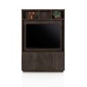 Gijon, meuble tv + partie haute 150 cm - 2-portes + 2-tiroirs + 3-niches + plinthe - Henders and Hazell