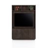 Gijon, meuble tv + partie haute 150 cm - 2-portes + 2-tiroirs + 3-niches + plinthe - Henders and Hazell