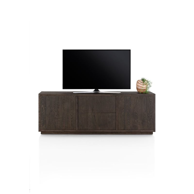 Gijon, tv-buffet 200 cm - 2-portes + 2-tiroirs + plinthe
