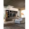Gijon, tv-buffet 200 cm - 2-portes + 2-tiroirs + plinthe