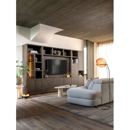 Gijon, armoire 75 cm - 3-portes + 5-niches Henders & Hazel