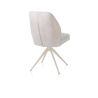 Bell, chaise - pietement creme - pivotante - confort ressorts - Calabria/Vada
