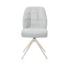 Bell, chaise - pietement creme - pivotante - confort ressorts - Calabria/Vada