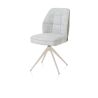 Bell, chaise - pietement creme - pivotante - confort ressorts - Calabria/Vada